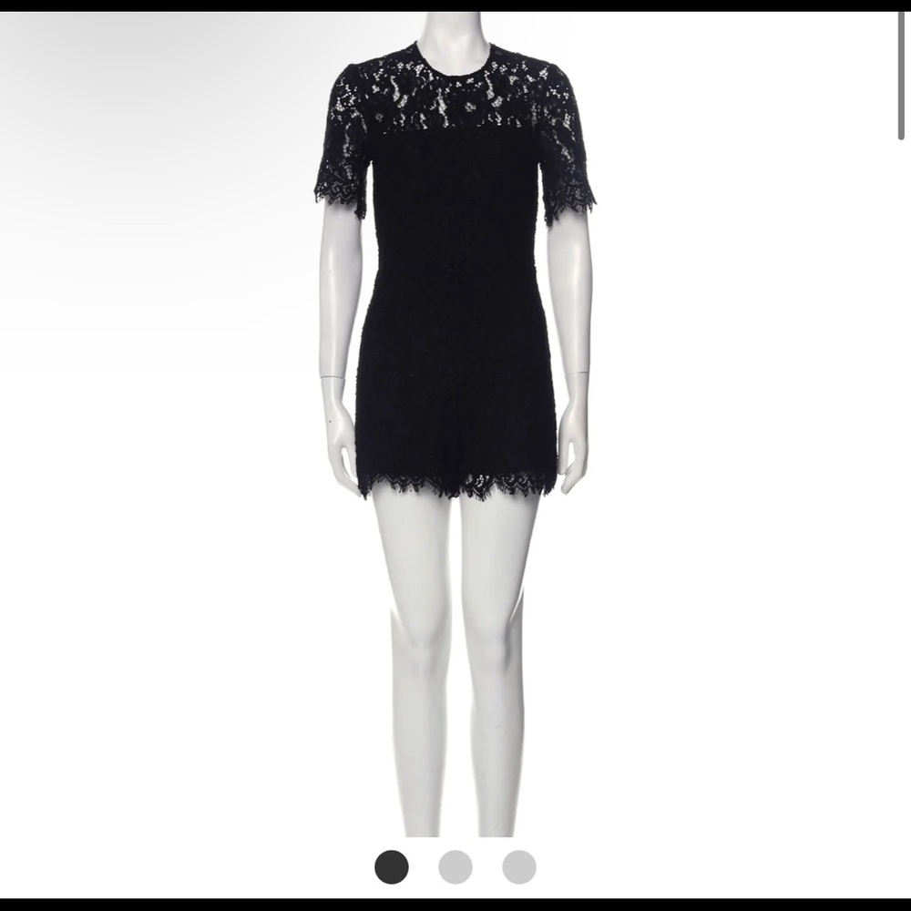 Veronica beard Lola lace romper